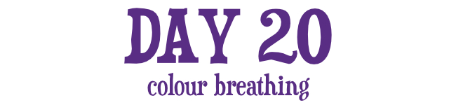21 Days of Calm - Day 20